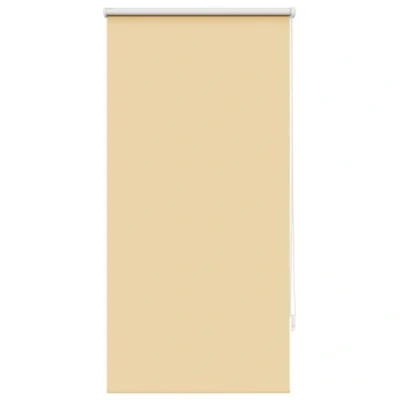 Image of vidaXL Blackout Roller Blinds 60 x 120 cm in Beige Light Blocking, Thermal Insulation Home or Office Window Coverings with Easy Installation