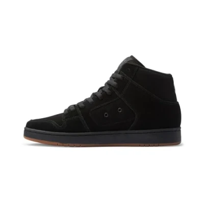 Image of DC Men&#039;s Manteca 4 High Top Skate Shoe, Black/Black/Gum, 10 UK