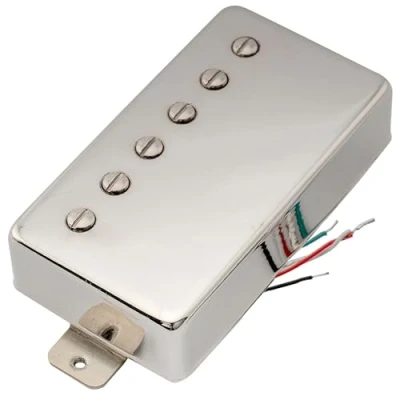 Image of Artec LPA210 Alnico 5 Covered Humbucker Neck Pickup 8.4K for Les Paul Style Electric Guitar, Nickel