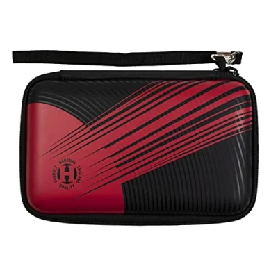Image of Harrows Darts Case Blaze Pro 6 Dart Holder I Holds Protective EVA Material Professional Accessories Fully Assembled (Fire Red)
