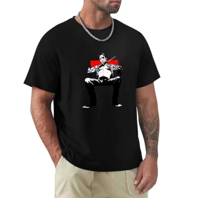 Image of Yakuza Kiwami Kazuma Kiryu Yumi Game Men 100% Cotton Tshirt Graphic Plus Size Tops Majima Shirt L Black