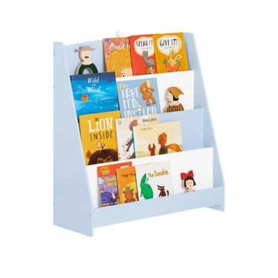 Image of Sobuy Children Kids Bookcase Bookshelf Storage Shelf Rack,KMB32 B