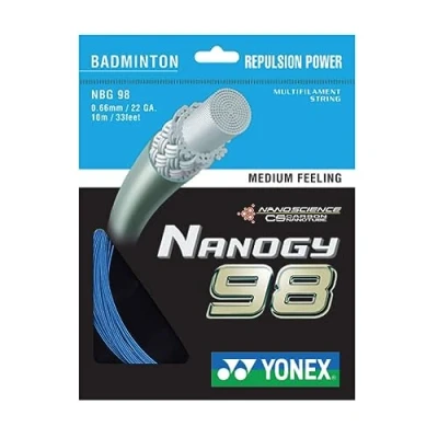 Image of Yonex Nanogy 98 Medium Feeling Badminton String Blue