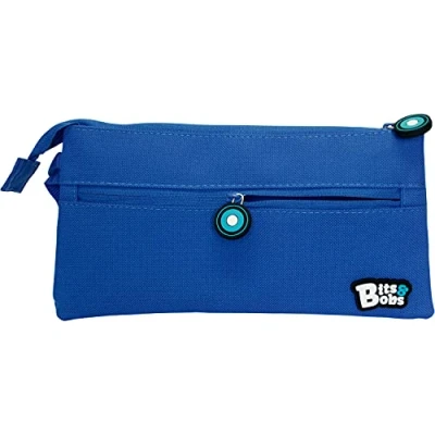 Image of Grafoplás 37543830 Flat School Case, Blue, 23.5 x 12 cm, Bits &amp; Bobs