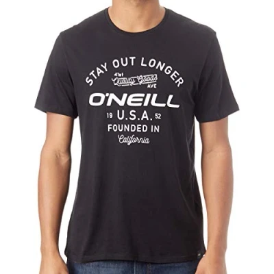 Image of O&#039;Neill Men&#039;s Foundation T Shirt, Mens, Shirts &amp; Shirts, 8P2332, Black Out, S