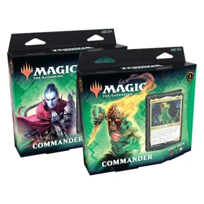 Image of Magic The Gathering MTG ZNR CD ENP Zendikar Rising Commander Decks Set of 2