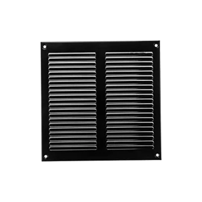 Image of 8&quot; x Inch / 200 mm Black Air Vent Cover Steel Return Grilles for Ceiling and Sidewall HVAC with Insect Protection Screen (7.87&#039;&#039;x7.87&#039;&#039; Inch, Black)