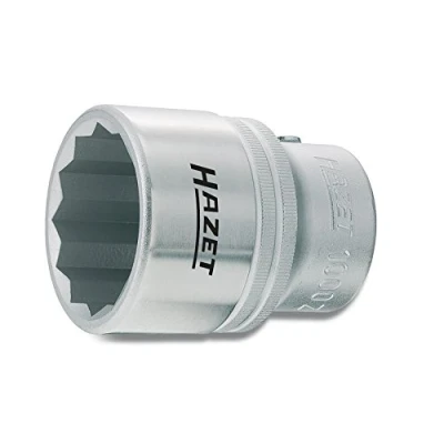 Image of 001589150900, 126589020900 Socket HAZET 1000Z 30 DIN3124, ISO2725 1 Chrome Vanadium Steel Knurled