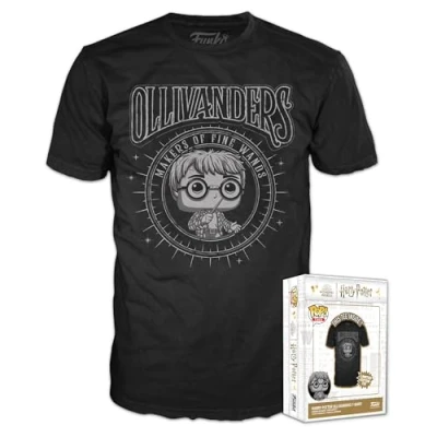 Image of Funko Boxed Tee: Harry Potter At Olivanders (S) T Shirt Clothes Gift Idea Short Sleeve Top for Adults Unisex Men and Women Official Merchandise Movies Fans