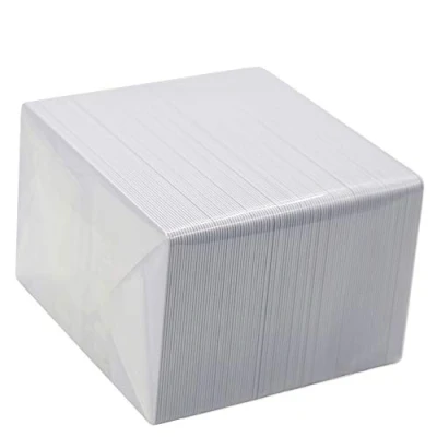 Image of Gialer 100 Pack 1K RFID Smart Intelligent Cards Compatible with Mifare Classic 13.56MHz 14443A Card White Hotel Key Access Control Printable on Printers