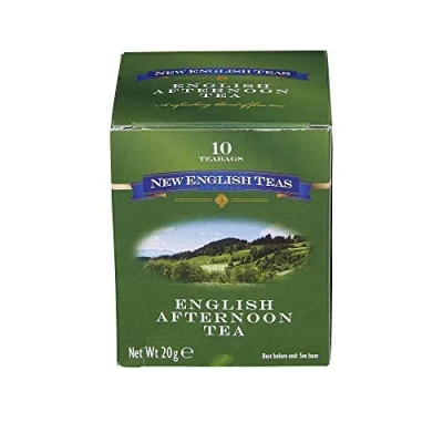 Image of New English Teas Classics Afternoon Teabags Carton (Pack of 6, Total 60 Teabags)