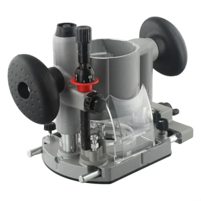 Image of Heavy Duty 65mm Plunge Router Base, Precision Machined, Solid Locking Depth Adjustment