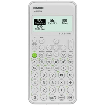 Image of Casio FX 350CW Scientific Calculator with Over 290 Functions and Natural HD Display 4 Grades of Grey