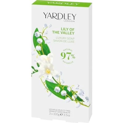 Image of Yardley London Lily of the Valley Soap, 100 g, 3 Unit Y7410053 6