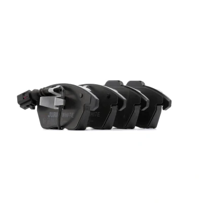 Image of 3C0698151B, 3C0698151J, 3C0698151P, JZW698151B Brake pad set JURID 573128JC PREMIER Ceramic incl. wear warning contact VOLKSWAGEN: GOLF 6