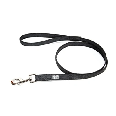 Image of Color &amp; Gray Super Grip Leash with Handle, 14 mm x 2 m, Black