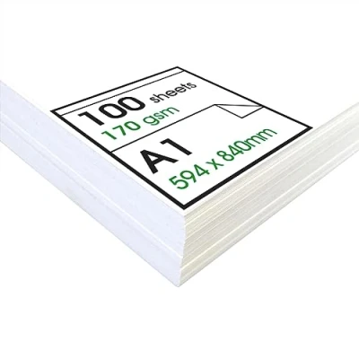Image of Artway Enviro Recycled A1 Cartridge Paper for Drawing Ideal Dry Art Applications 170gsm (100 Sheets), White