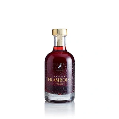 Image of British Framboise, (Raspberry liqueur) by White Heron, 15% abv , 20 cl