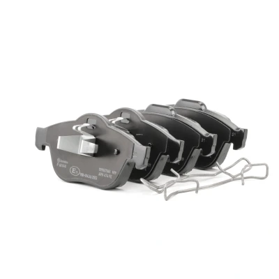 Image of 8656D1456 Brake pad set BREMBO P 68 040 excl. wear warning contact with piston clip accessories RENAULT: SCENIC 2, GRAND 2