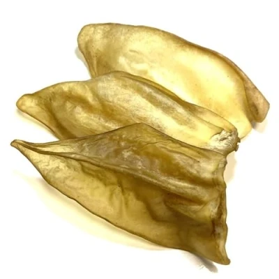 Image of Beef Ears x 4 Natural Dog Treats Chews SLD
