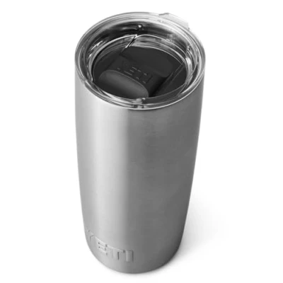 Image of YETI Rambler Tumbler, Vaccum Insulated Stainless Steel Tumbler with Magslider Lid, Steel, 10 oz (296 ml)