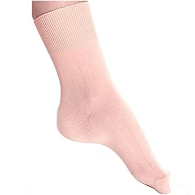 Image of Mytoptrendz® Children&#039;s Girls Dance Pink Ballet Socks 6 8.5 Size