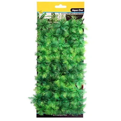 Image of Aqua One EcoScape Aquarium Fish Tank Plastic Plant Mats (Fern)