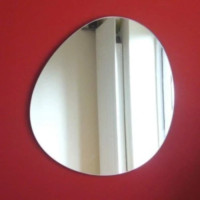 Image of Super Cool Creations Round Pebble Mirror 28cm x 24cm