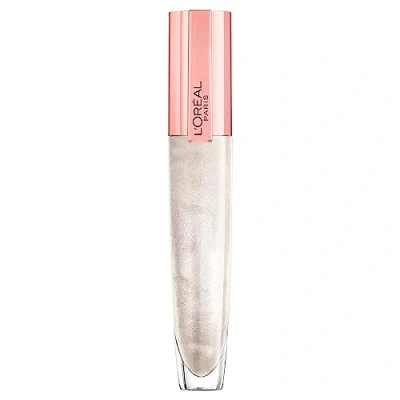 Image of L&#039;Oréal Paris Lip Gloss, Plumping and Hydrating, with Hyaluronic Acid Collagen Complex, Glow Paradise Balm In 400 I Maximize