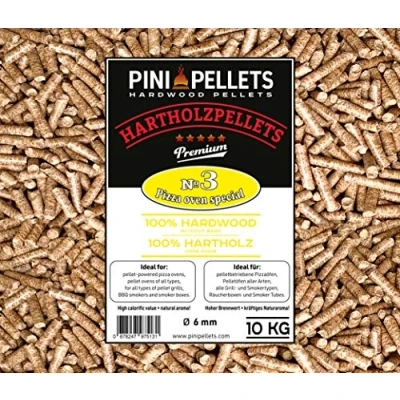 Image of PINI Hardwood Pellets №3 Pizza Oven Special 10 Kg for Pellet Operated Ovens Grill