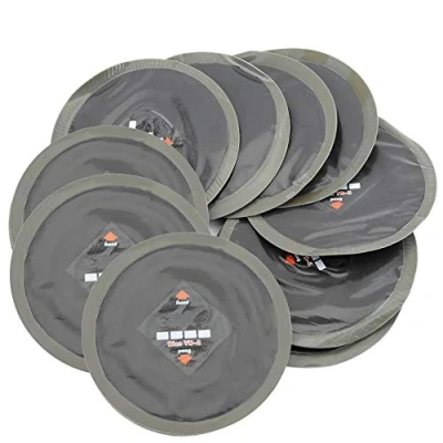 Image of Qiilu 10Pcs 90mm Tire Patches Car Natural Rubber Tyre Puncture Repair Cold Patch Tubeless YB 04