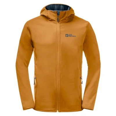 Image of Jack Wolfskin Men&#039;s Bornberg Hoody M Softshell Jacket, Safflowers, S