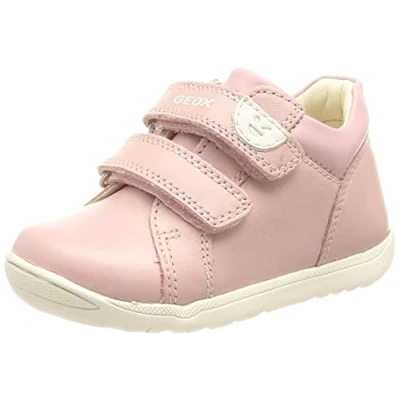 Image of Geox Baby B Macchia Girl First Walker Shoe, Rose, 3.5 UK Child