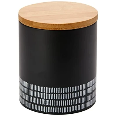 Image of Typhoon Monochrome Medium Storage Canister, Black and White, 134mm