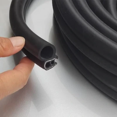 Image of Car Door Rubber Seal Strip Trim with Side Bulb for Cars, Boats, RVs, Trucks, and Home Applications, Weather Striping（20Ft)
