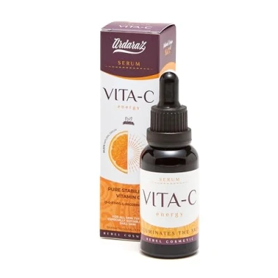 Image of Ardaraz Vitamin C Serum with AHAs. Concentrate Dark Spot Treatment Serum, Reduces blemishes and brightens the skin. Safe for sensitive 30 ml
