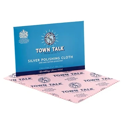 Image of Town Talk Silver Polishing Cloth 12 x 17 cm