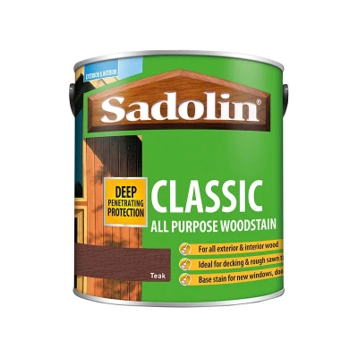 Image of Sadolin Classic Wood Protection 2.5 litre Teak