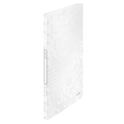 Image of Leitz A4 Display Book, 20 Pockets, 40 Sheet Capacity, Transparent White, WOW Range, 46310001