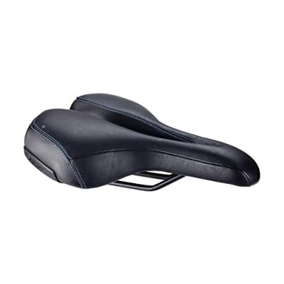Image of BBB SportPlus Active Leather 185mm Saddle in Black