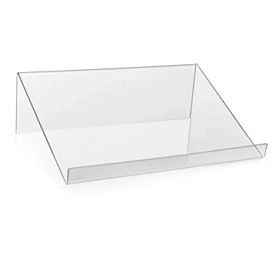 Image of VITAdisplays Letter stand/bookend as product support and book rack made of original PLEXIGLAS®, 1 piece, 30 x 9 21cm