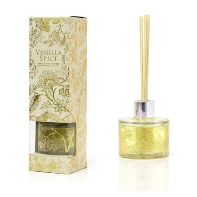 Image of 100ml Vanilla Spice Reed Diffuser Warm Home Fragrance Room Scented Oil Diffusers For Aroma Gift
