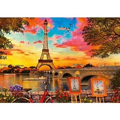 Image of Ravensburger the Banks of Seine 1000pc Jigsaw Puzzle