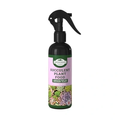 Image of Growlands Succulent Food 300 ml Organic Indoor Plant Liquid Spray Fertilizer Designed for Houseplants Ready to Use Mist Promotes Growth and Health
