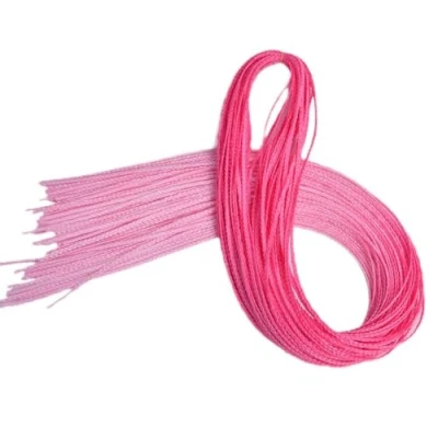 Image of Ombre Braids Thin Box Crochet Hair Extensions Synthetic Rainbow Bundles(B6)