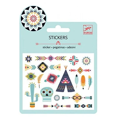 Image of Djeco DJ09766 Small Stickers, Multicoloured