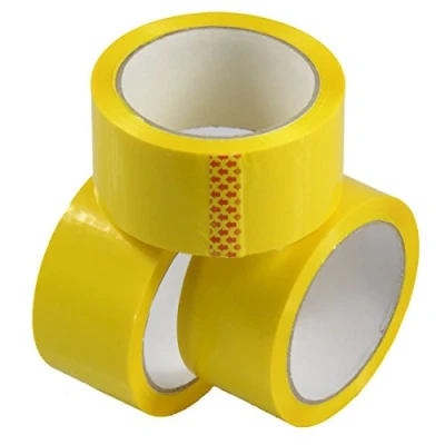 Image of Triplast 48 mm x 66 m Low Noise Packing Parcel Tape Yellow (Pack of 24)