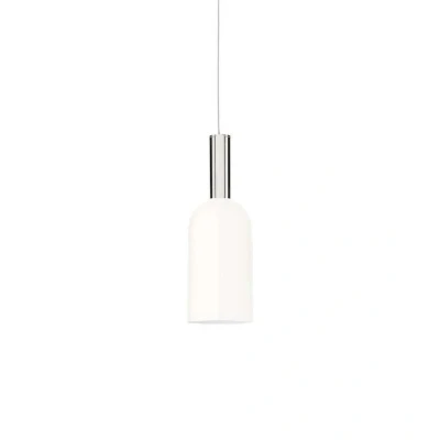 Image of AYTM Luceo pendant light, cylinder, white, Ø 12 cm