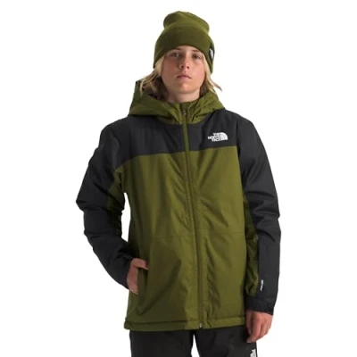 Image of The Noth Face Boy&#039;s Freedom Insulated Jacket, Forest Olive/Tnf Black, 14 16 Years