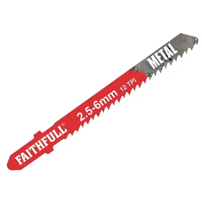 Image of Faithfull Metal Cutting Jigsaw Blades Pack of 5 T118B FAIJBT118B